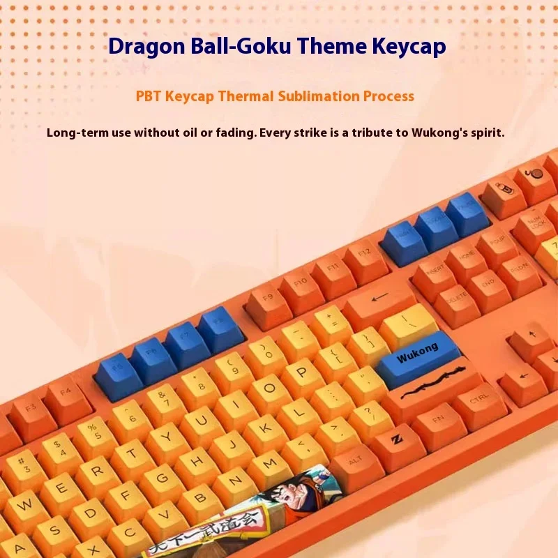 kf Se52941eeb779473baa96b94f885dee256 AKKO 3108V2 Dragon Ball Z wired mechanical keyboard anime image full key conflict free 108 key - Anime Keyboard